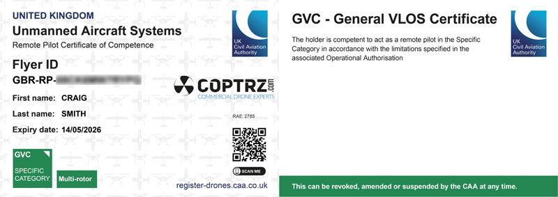 GVC - General VLOS Certificate